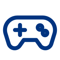 Game console controller icon