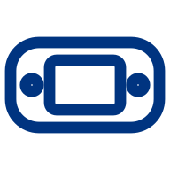 Handheld gaming device icon